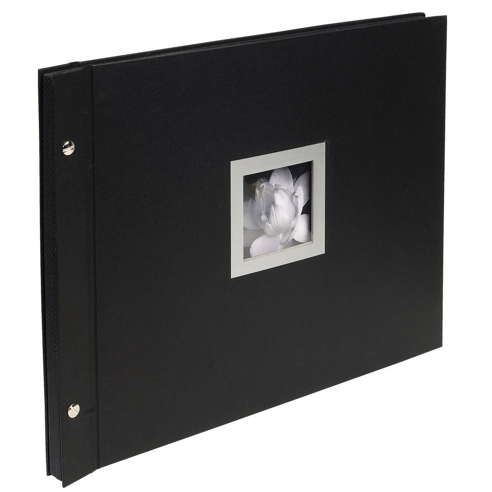 Exacompta Schraubenalbum zum Wiederauffüllen 40 Seiten 37x29cm Schwarz 16944E