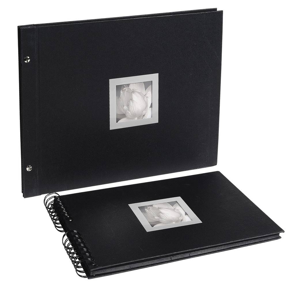 Exacompta Schraubenalbum zum Wiederauffüllen 40 Seiten 37x29cm Schwarz 16944E