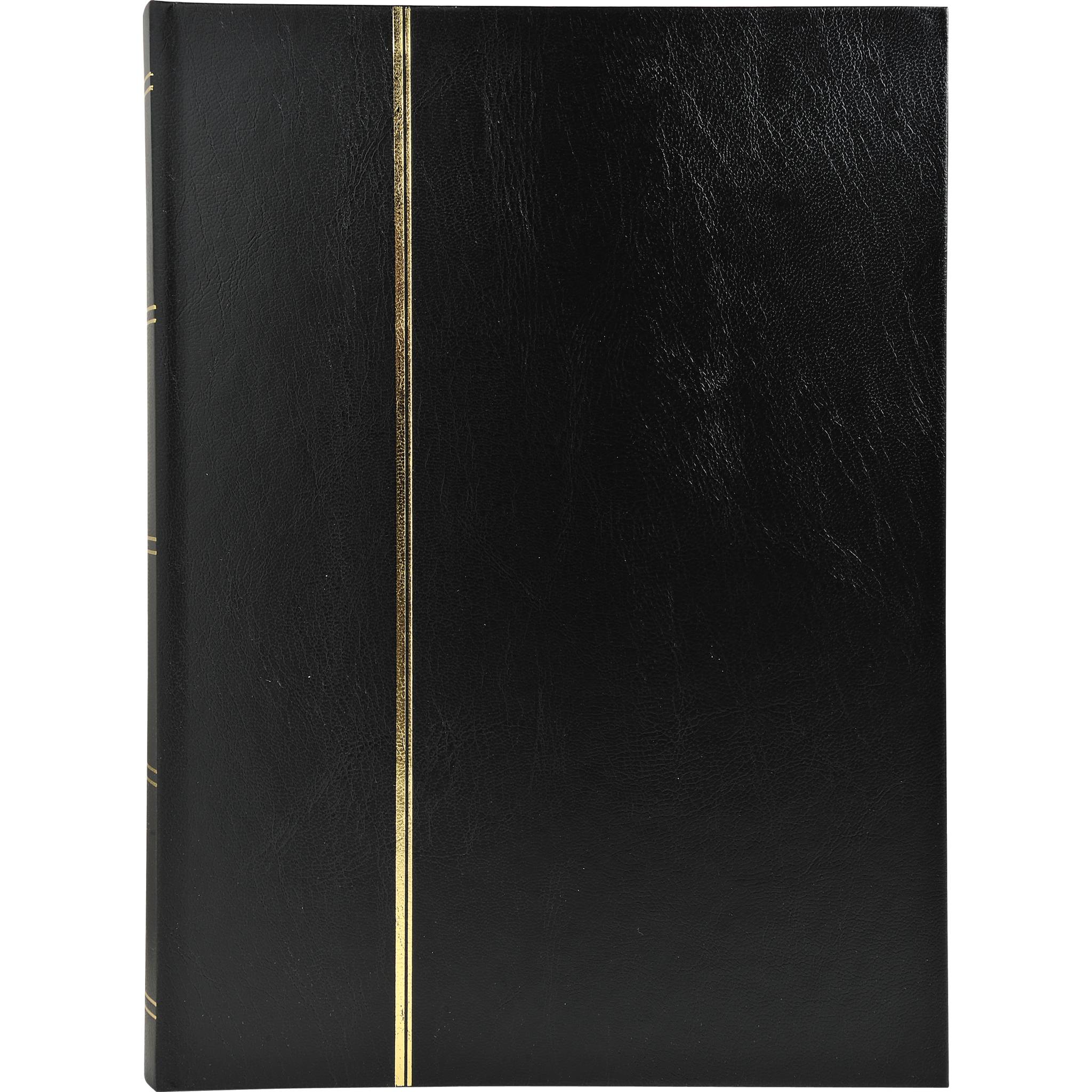 Exacompta Briefmarken Einsteckalbum Halbleder 32 Seiten 165x225cm Schwarz 21141E