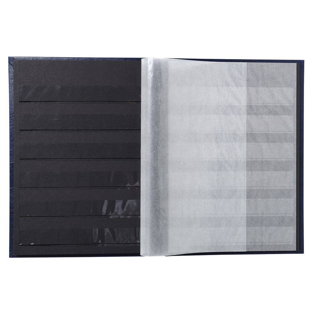 Exacompta Briefmarken Einsteckalbum Halbleder 32 Seiten 165x225cm Rot 21143E