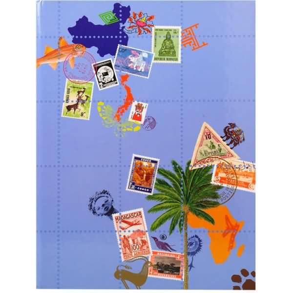 Briefmarkenalbum Globe-Trotter 16,5x22,5cm 16 Seiten
