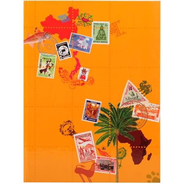 Briefmarkenalbum Globe-Trotter 16,5x22,5cm 16 Seiten