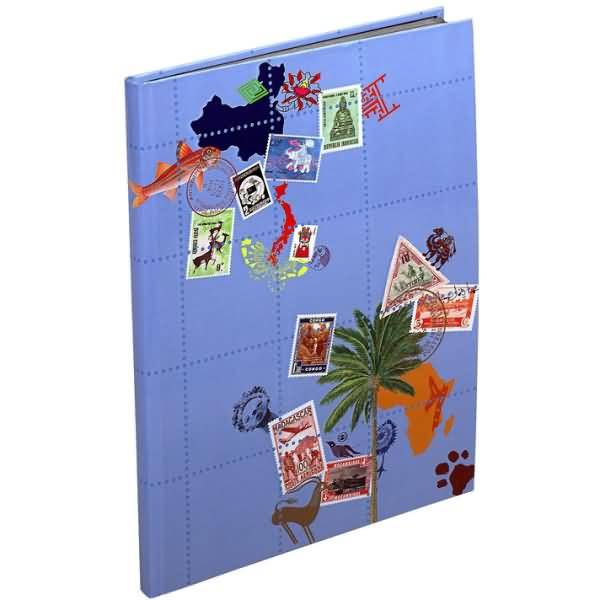 Briefmarkenalbum Globe-Trotter 22,5x30,5cm 16 Seiten
