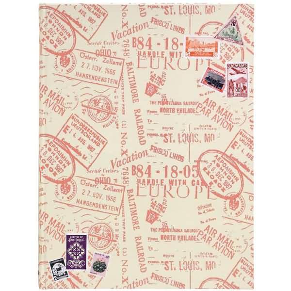 Briefmarken-Starterkit Air-Mail mit Album 22,5x30,5cm 16 Seiten und Zubehör