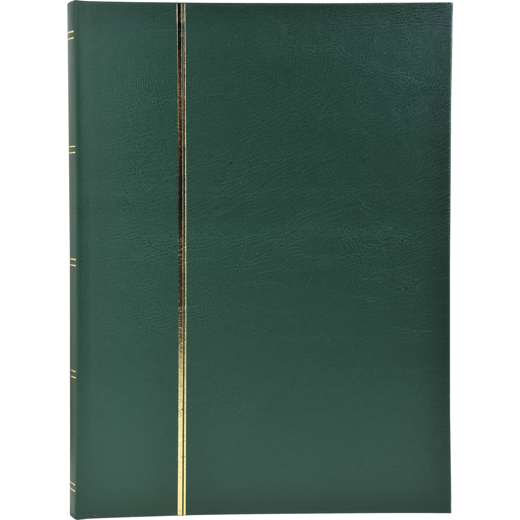 Exacompta Briefmarken Einsteckalbum Halbleder 48 Seiten 225x305cm Grün 26155E