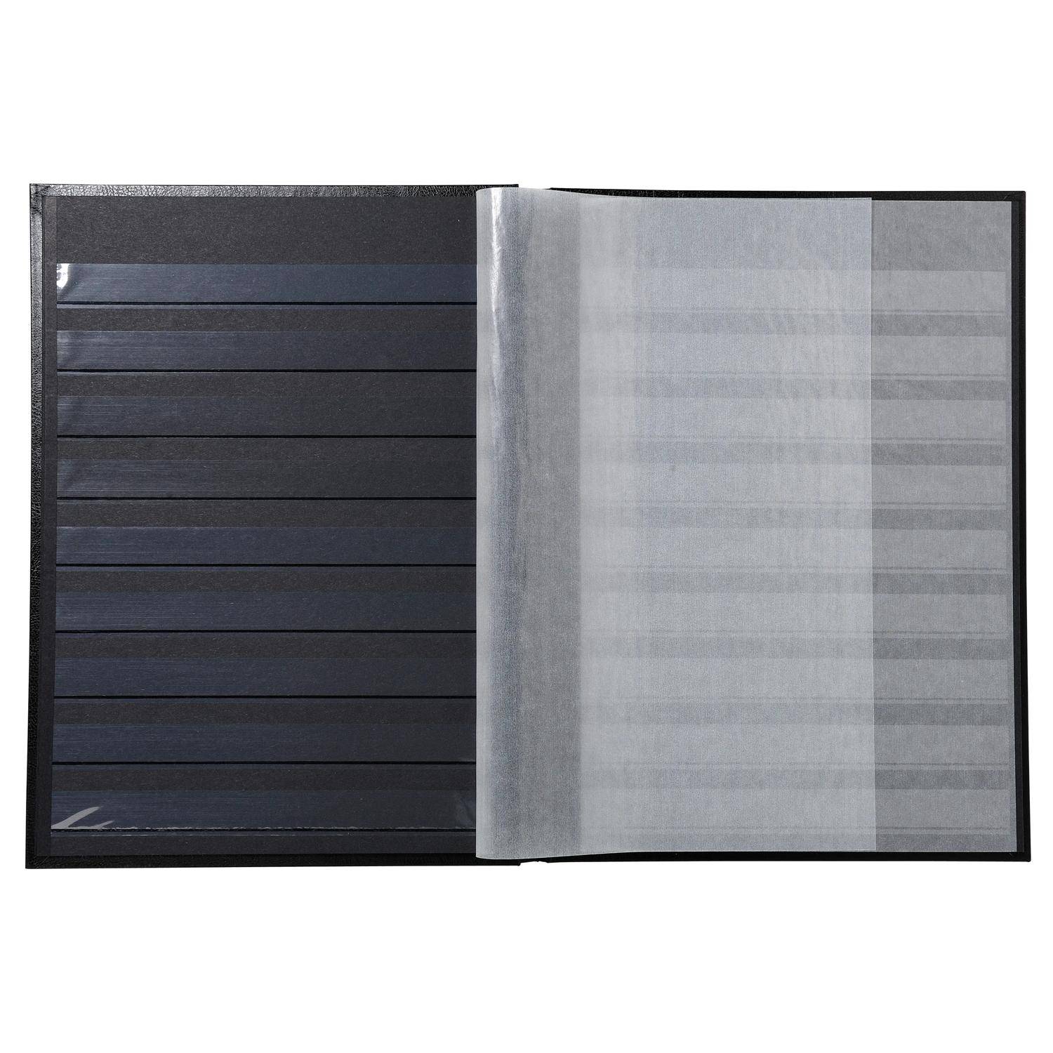 Exacompta Briefmarken Einsteckalbum Halbleder 48 Seiten 225x305cm Rot 26153E