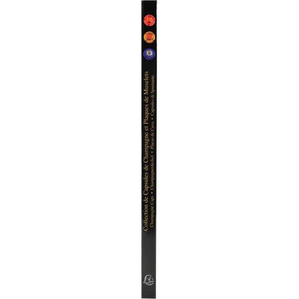 Album für 64 Champagnerdeckel 29x32,5mm schwarz