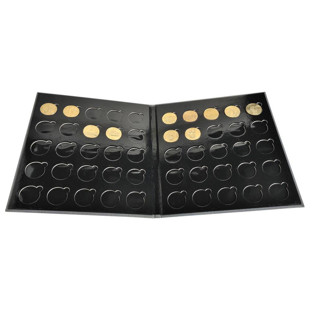 Exacompta Sammelalbum - 50 Souvenir-Medaillen - Grau - 96113E