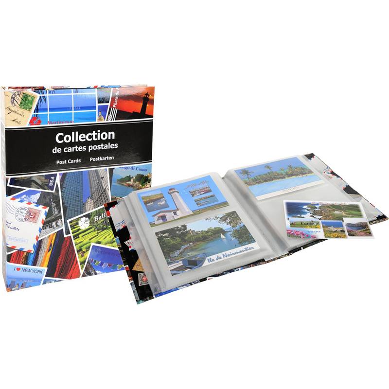 EXACOMPTA Sammelalbum für 200 Postkarten, 200 x 255 mm