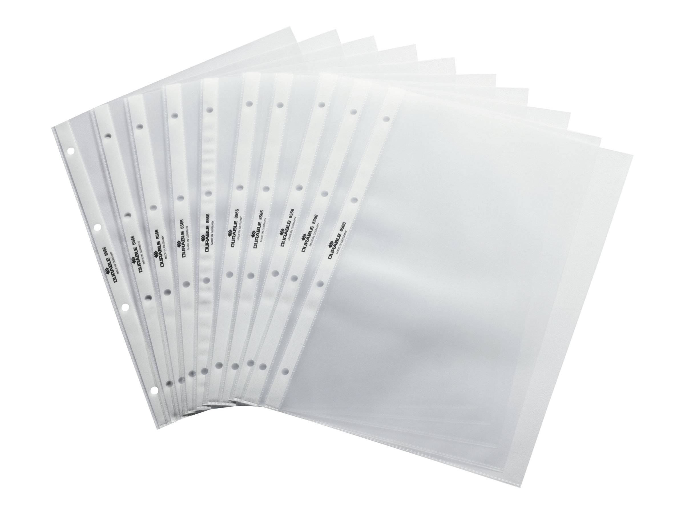 DURABLE - Schutzhülle - für A4 - Querformat - durchsichtig (Packung mit 10)