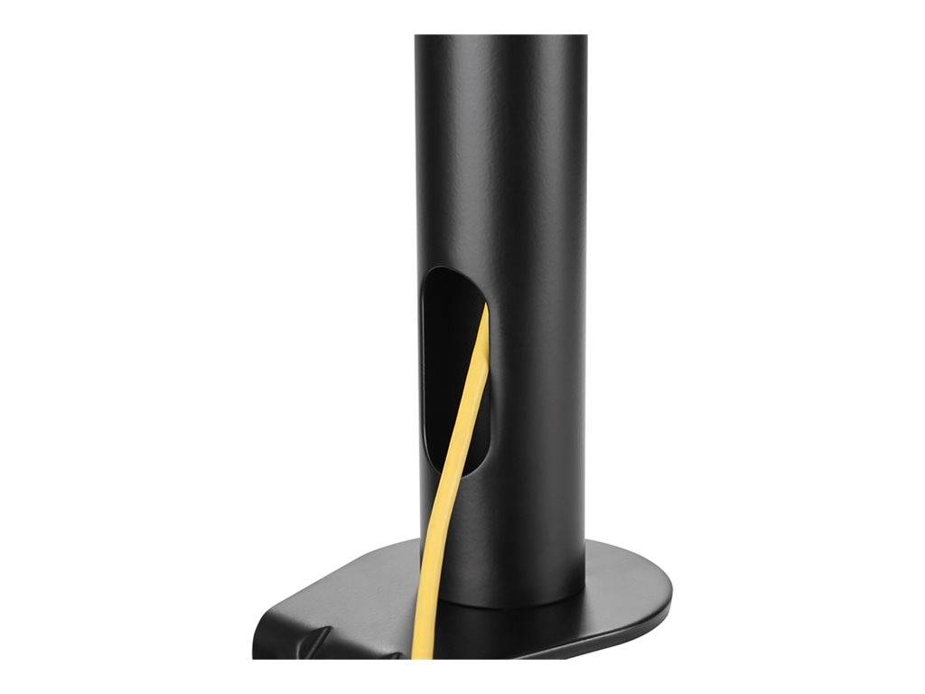 LogiLink Befestigungskit - einstellbarer Arm - für 2 LCD-Displays - Stahl - Schwarz - Bildschirmgröße: 43.2-81.3 cm (17"-32")