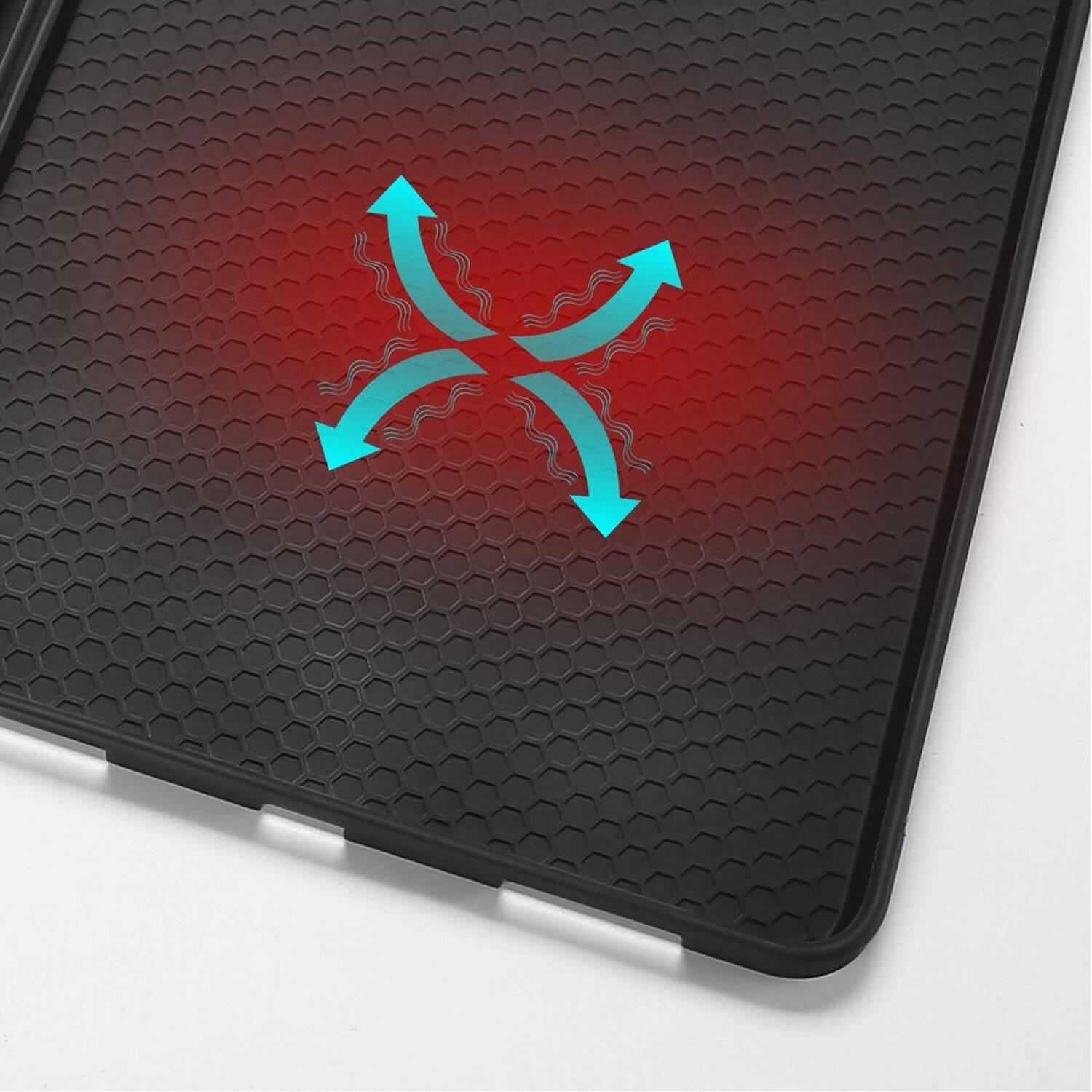 Dux Ducis OSOM Hartschale mit Smart Sleep und integrierter Standfunktion Schutz Hülle für iPad Pro 11", Schwarz