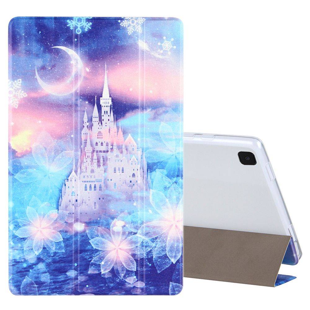 Für Samsung Galaxy Tab A7 2020 10.4 T500 3folt Wake UP Smart Cover Etuis Hülle Case Schutz Motiv 1