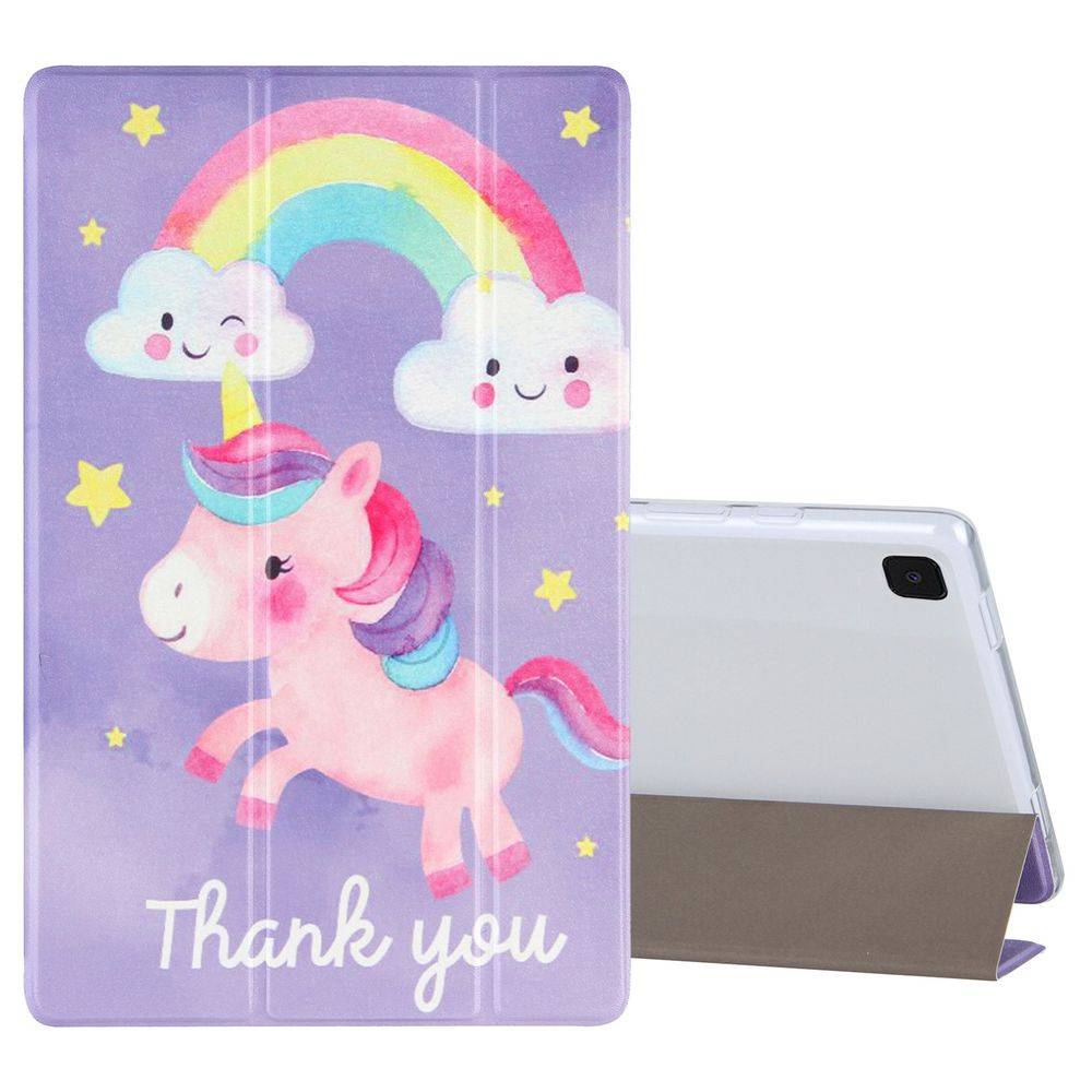 Für Samsung Galaxy Tab A7 2020 10.4 T500 3folt Wake UP Smart Cover Etuis Hülle Case Schutz Motiv 4