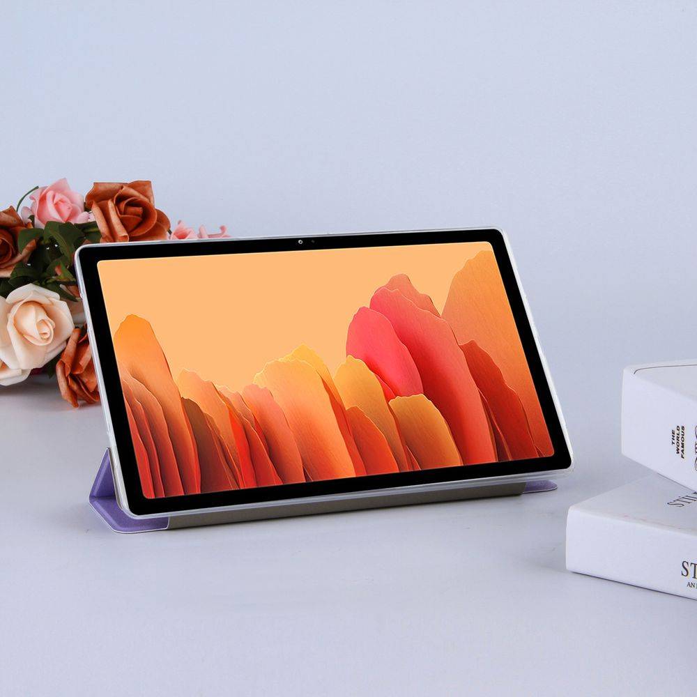 Für Samsung Galaxy Tab A7 2020 10.4 T500 3folt Wake UP Smart Cover Etuis Hülle Case Schutz Motiv 4