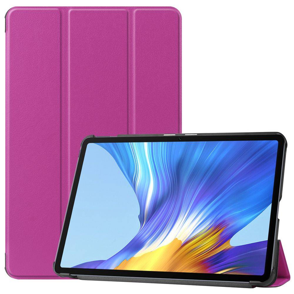 Für Huawei MatePad T10 / T10s 2020 Tablet Tasche 3 folt Wake UP Smart Cover Etuis Lila