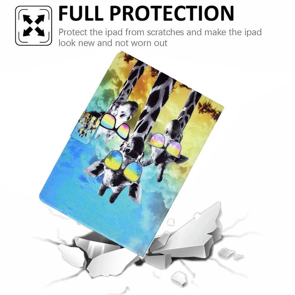 Für Samsung Galaxy Tab A7 T500 / T505 2020 Motiv 84 Tablet Tasche Kunst Leder Hülle Etuis