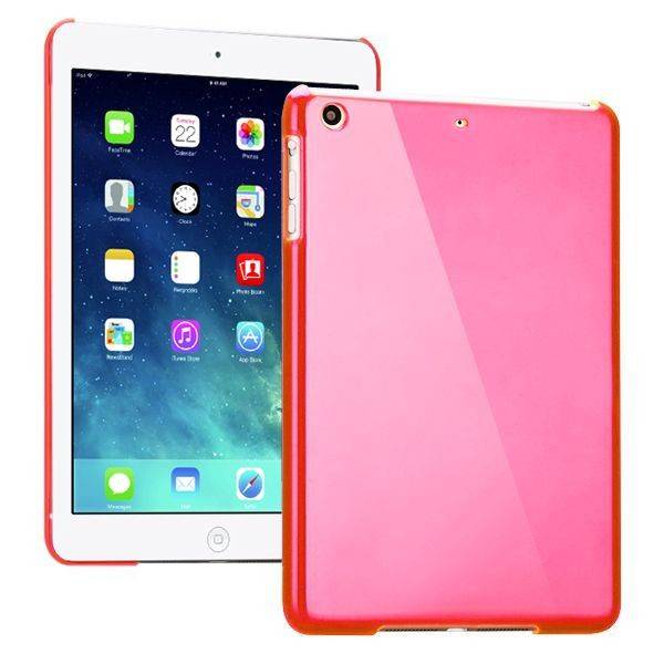 Hardcase Glossy Pink für Apple iPad Air + Folie