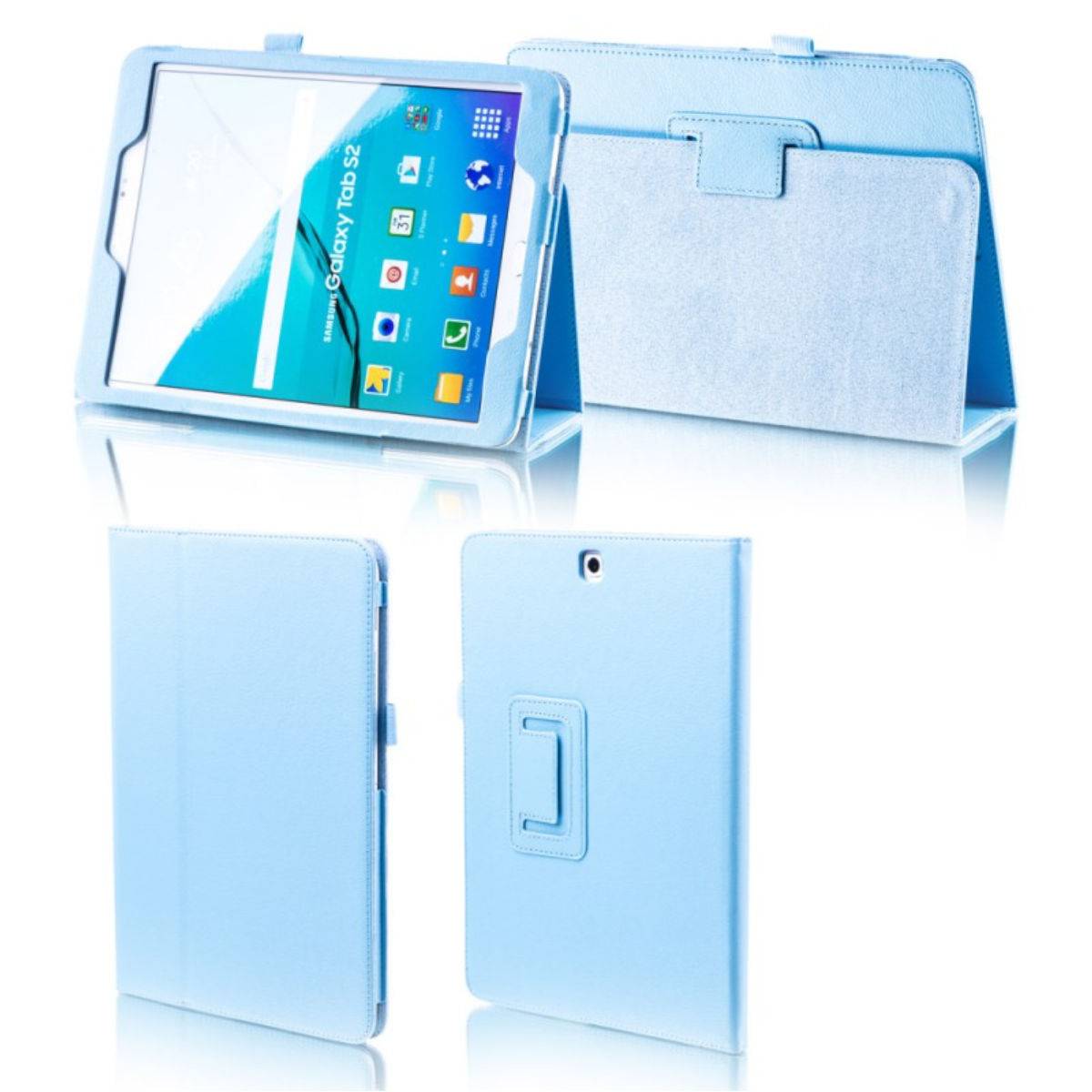 Schutzhülle Hellblau Tasche für Samsung Galaxy Tab S3 9.7 T820 / T825