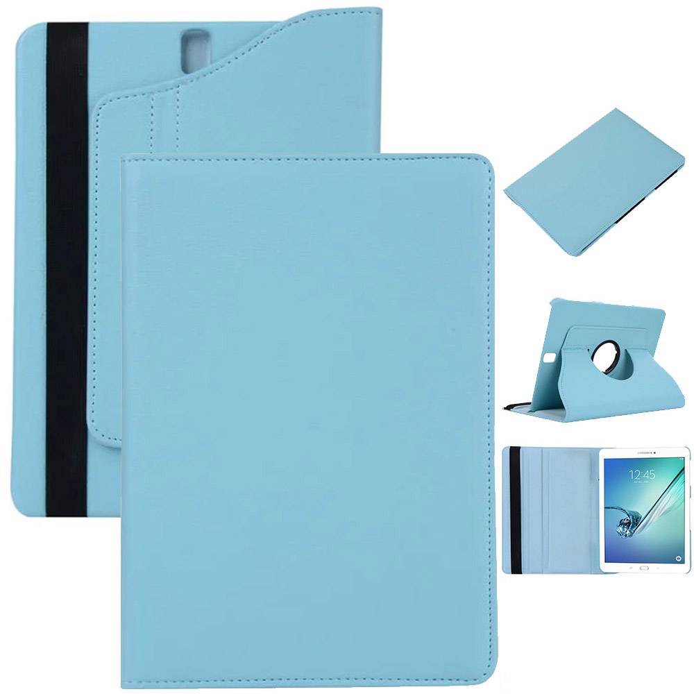 Schutzhülle 360 Grad Hellblau Tasche für Samsung Galaxy Tab S3 9.7 T820 T825
