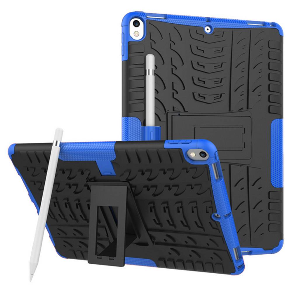 Hybrid Outdoor Schutzhülle Case Blau für Apple iPad Pro 10.5 2017 Tasche