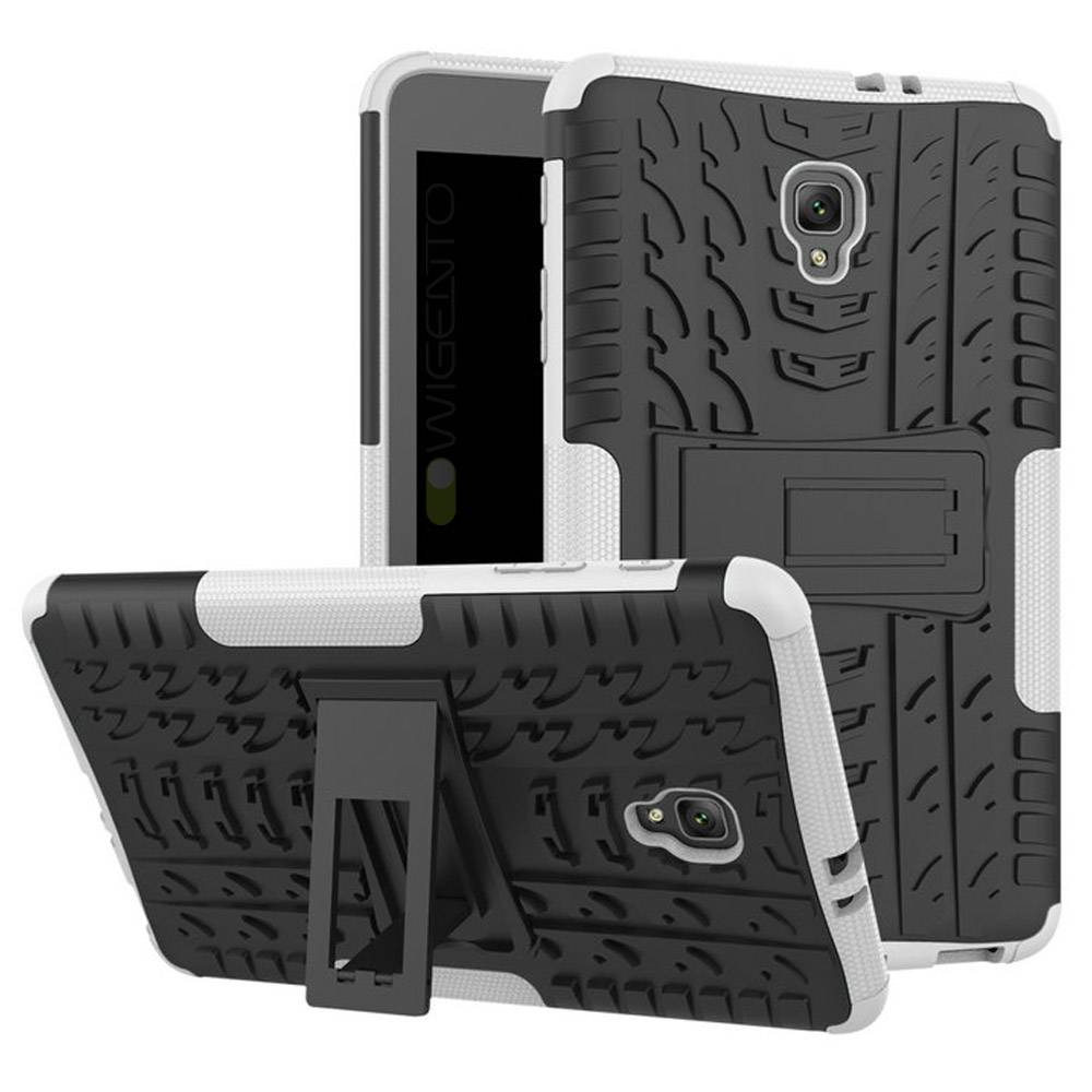 Hybrid Outdoor Schutzhülle Case Weiß für Samsung Galaxy Tab A 8.0 2017 T380 T385 Tasche
