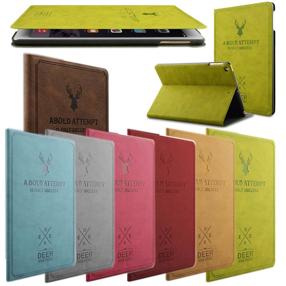 Hochwertige Design Tasche Kunststoff für Apple iPad Kunstleder Hülle Case Etui