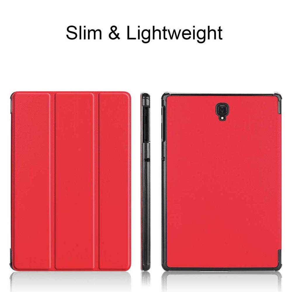 Premium Smartcover Rot Tasche für Samsung Galaxy Tab S4 10.5 T830 T835