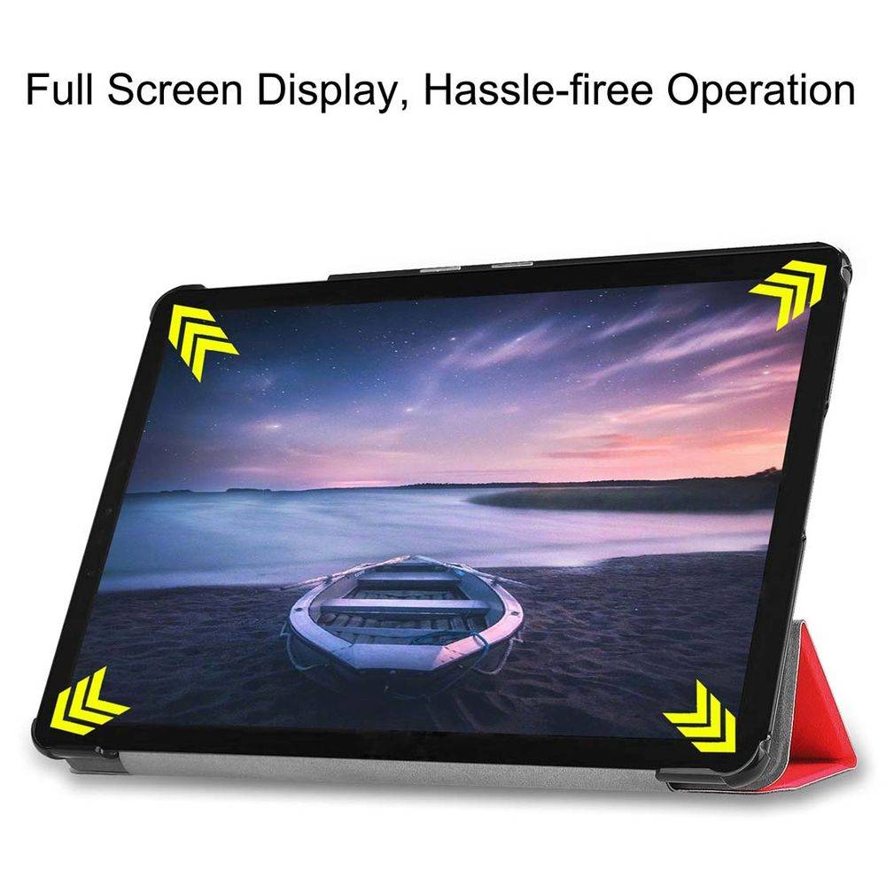 Premium Smartcover Rot Tasche für Samsung Galaxy Tab S4 10.5 T830 T835