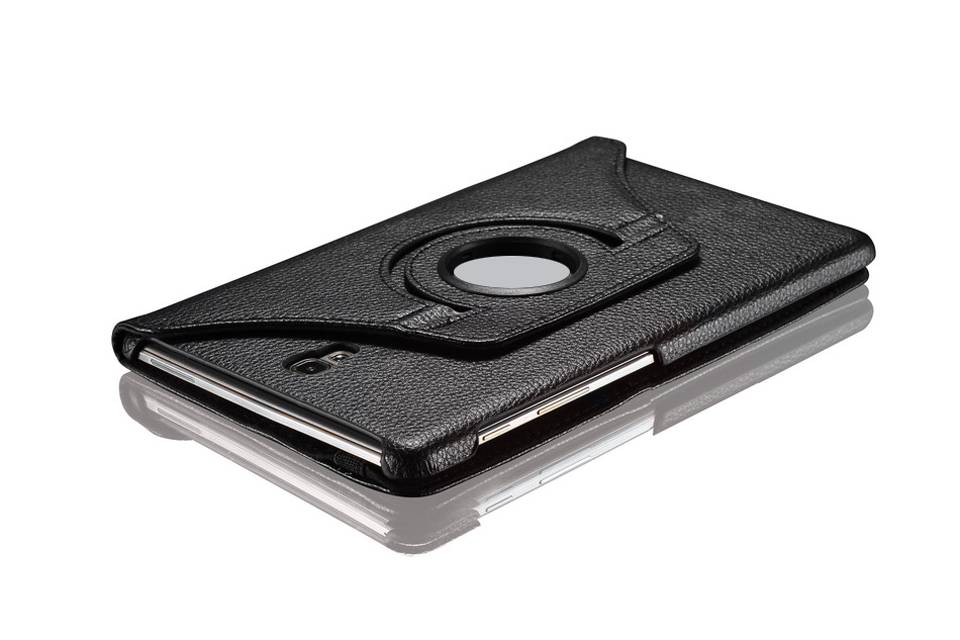 Für Samsung Galaxy Tab S4 10.5 T830 T835F Schwarz 360 Grad Hülle Cover Kunstleder Tasche Case Neu