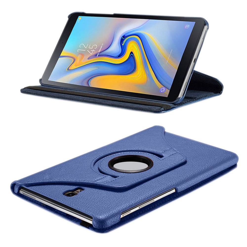 Für Samsung Galaxy Tab S4 10.5 T830 T835F Blau 360 Grad Hülle Cover Kunstleder Tasche Case Neu