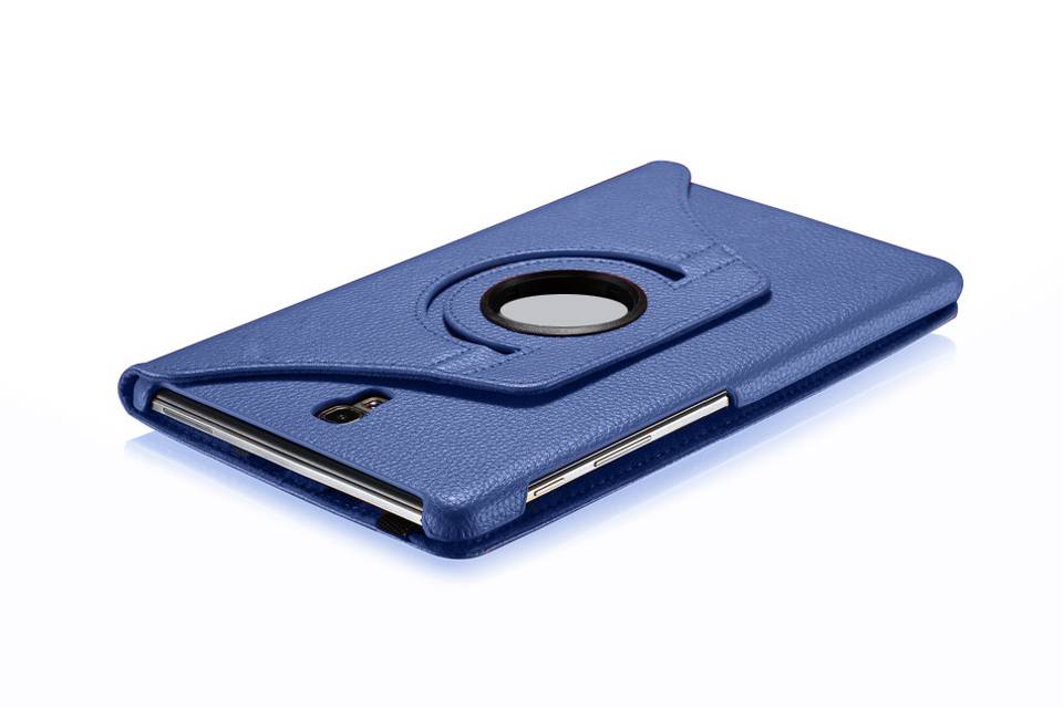 Für Samsung Galaxy Tab S4 10.5 T830 T835F Blau 360 Grad Hülle Cover Kunstleder Tasche Case Neu
