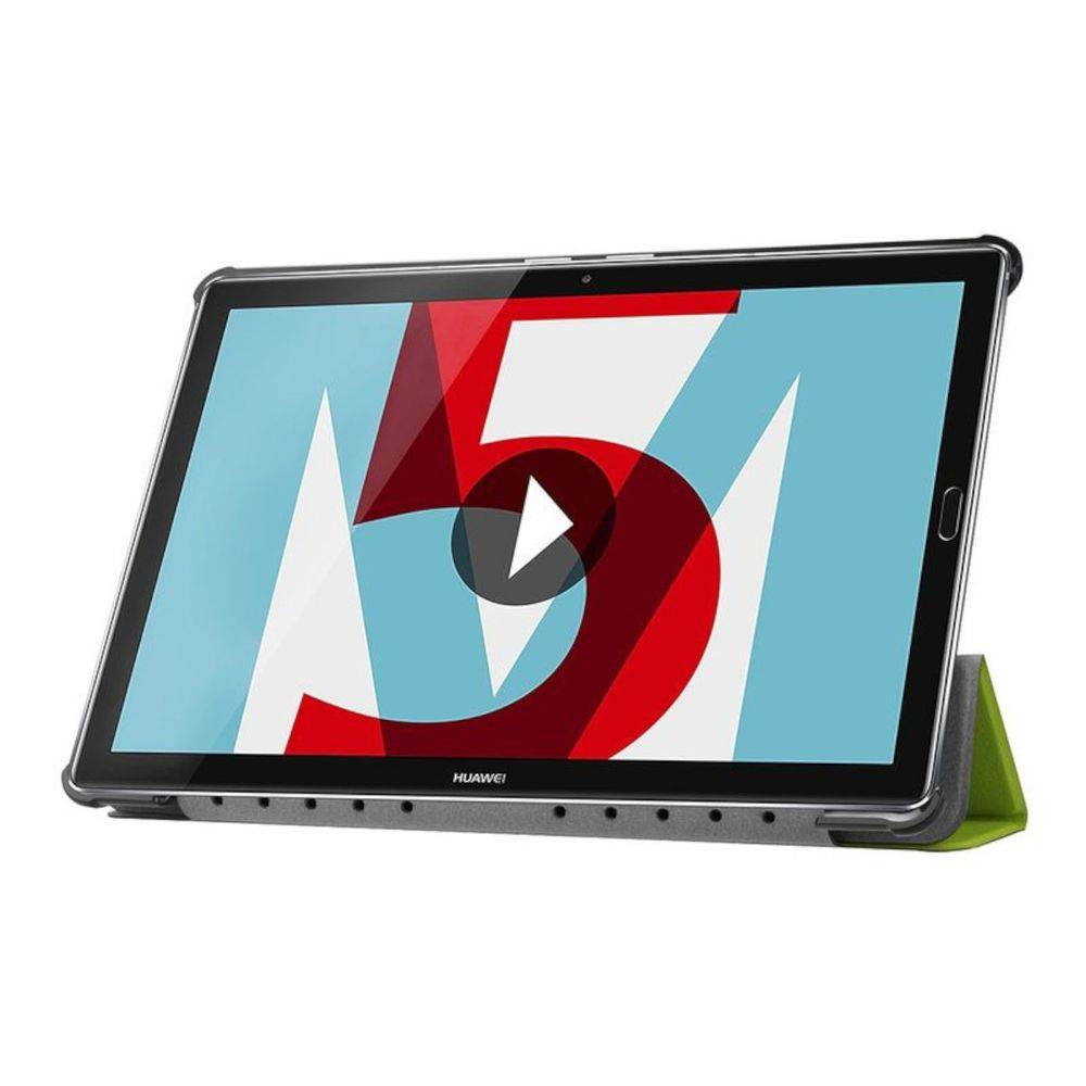 Premium Smartcover Grün Tasche für Huawei MediaPad T5 10.1 Zoll Hülle Case Etui