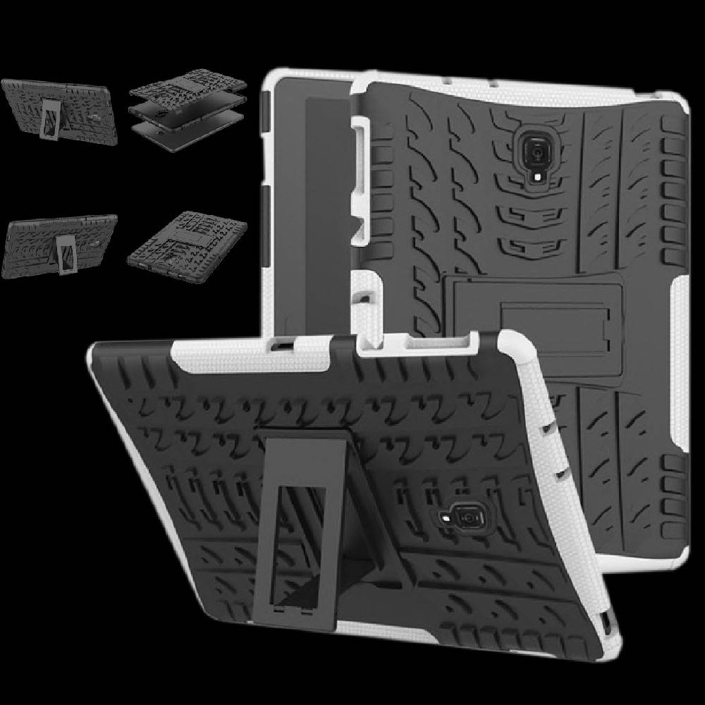 Hybrid Outdoor Schutzhülle Case Weiß für Samsung Galaxy Tab A 10.5 T590 / T595 2018 Tasche
