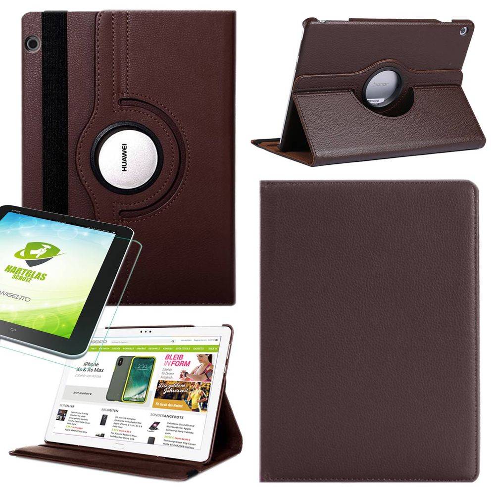 Für Apple iPad Pro 11.0 Zoll 2018 / iPad Air 2020 4. Gen 360 Grad Hülle Cover Tasche Braun Kunst Leder Case Neu