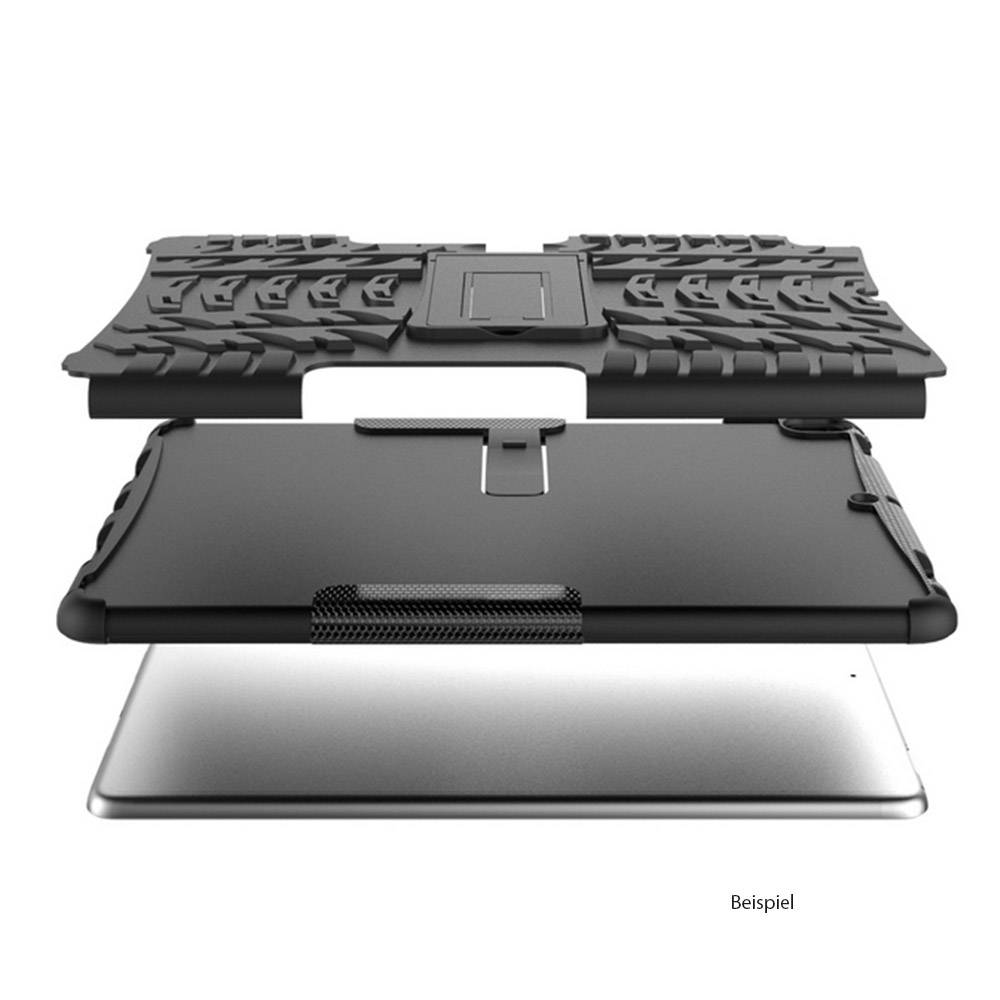 Für Apple iPad Mini 5 7.9 2019 Hybrid Outdoor Tasche Etuis Hülle Cover Lila Case