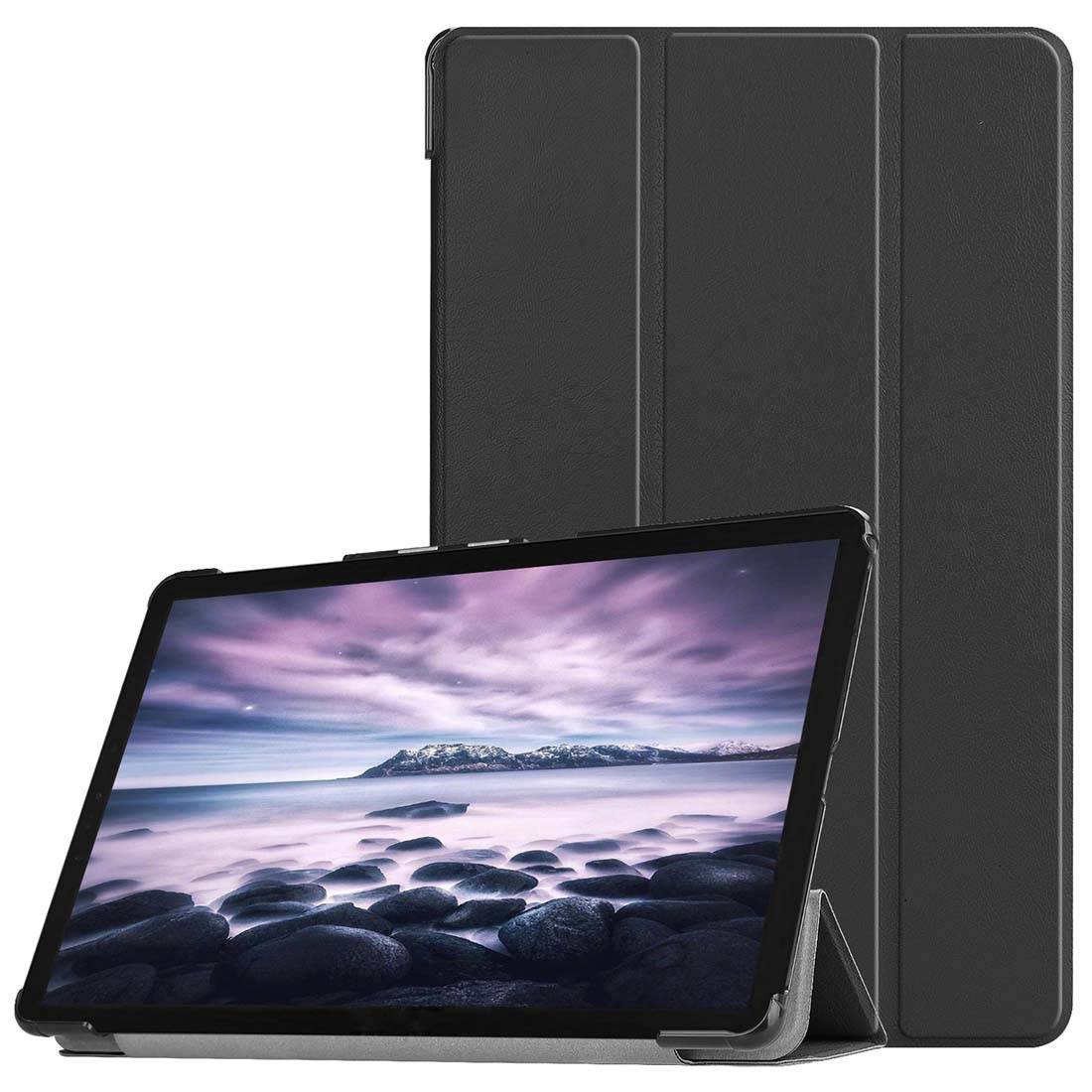 Premium Smartcover Schwarz Tasche Etuis Hülle für Samsung Galaxy Tab A 10.1 2019
