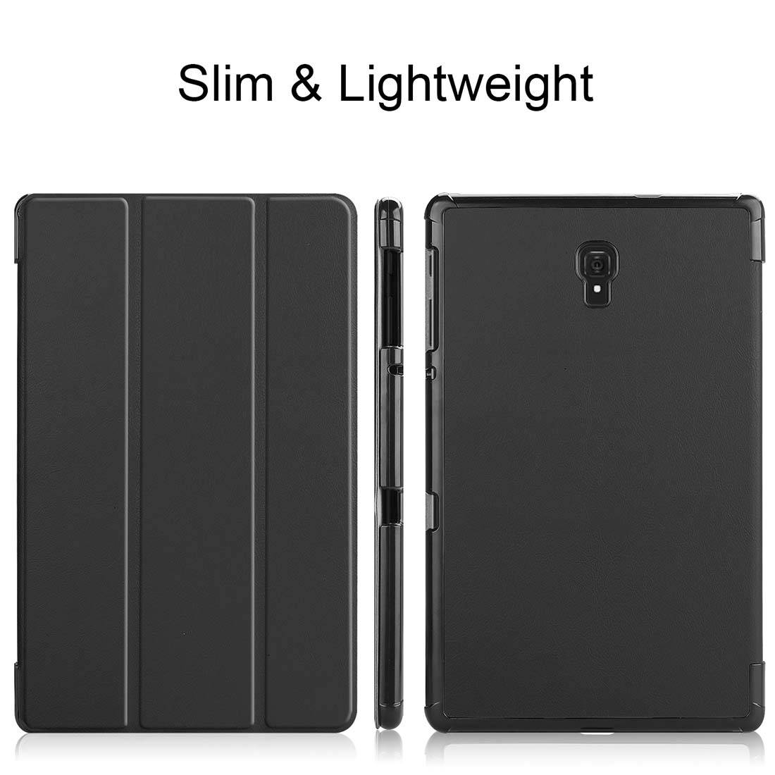 Premium Smartcover Schwarz Tasche Etuis Hülle für Samsung Galaxy Tab A 10.1 2019