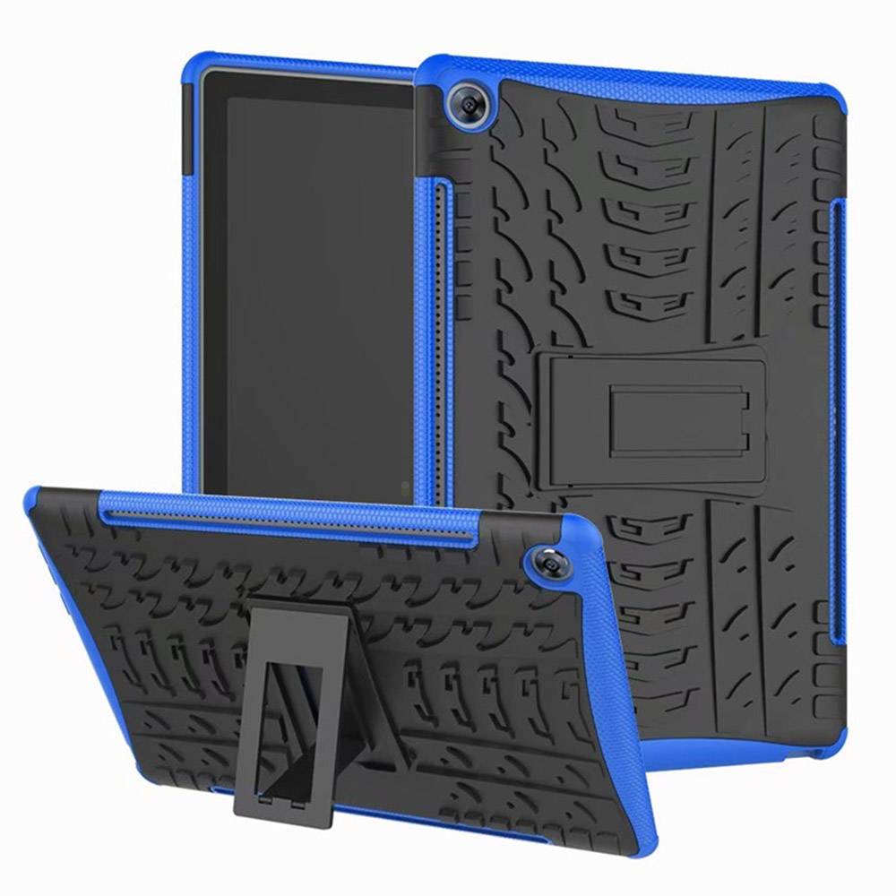 Für Samsung Galaxy Tab A 10.1 T510 / T515 2019 Hybrid Outdoor Schutzhülle Case Blau Tasche Cover Etuis