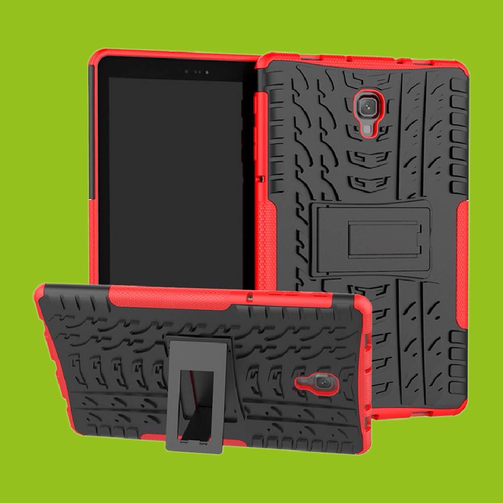 Für Tablet aufstellbare Outdoor Hybrid Tasche Etuis Cover Case Schutz Robust Neu