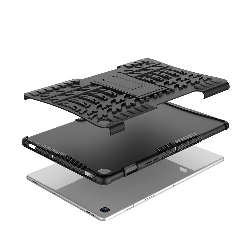 Für Samsung Galaxy Tab A 8.0 2019 T290 T295 Hybrid Outdoor Schutzhülle Case Schwarz Tasche Cover Etuis