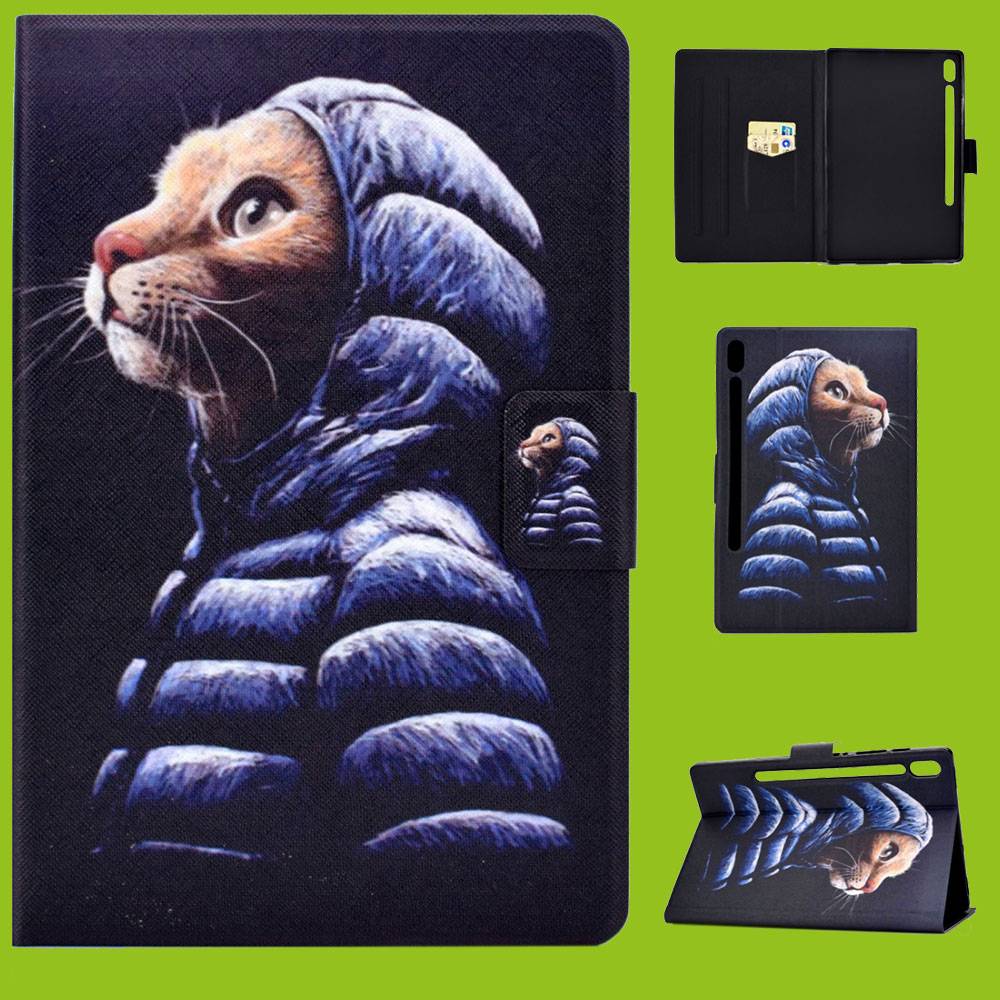 Für Samsung Galaxy Tab A 10.1 2019 T510 T515 Motiv 53 Tasche Kunst Leder Hülle Etuis