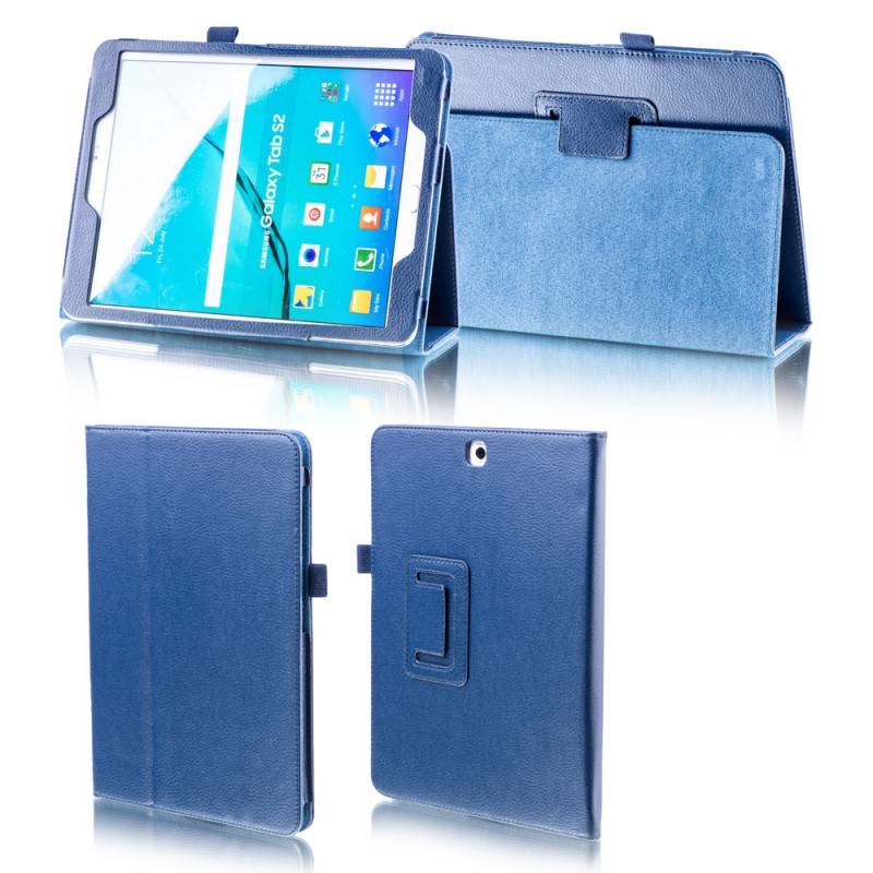 Aufstellbare Kunst-Leder Tasche für Tablet Etuis Hülle Cover Schutz Case Zubehör