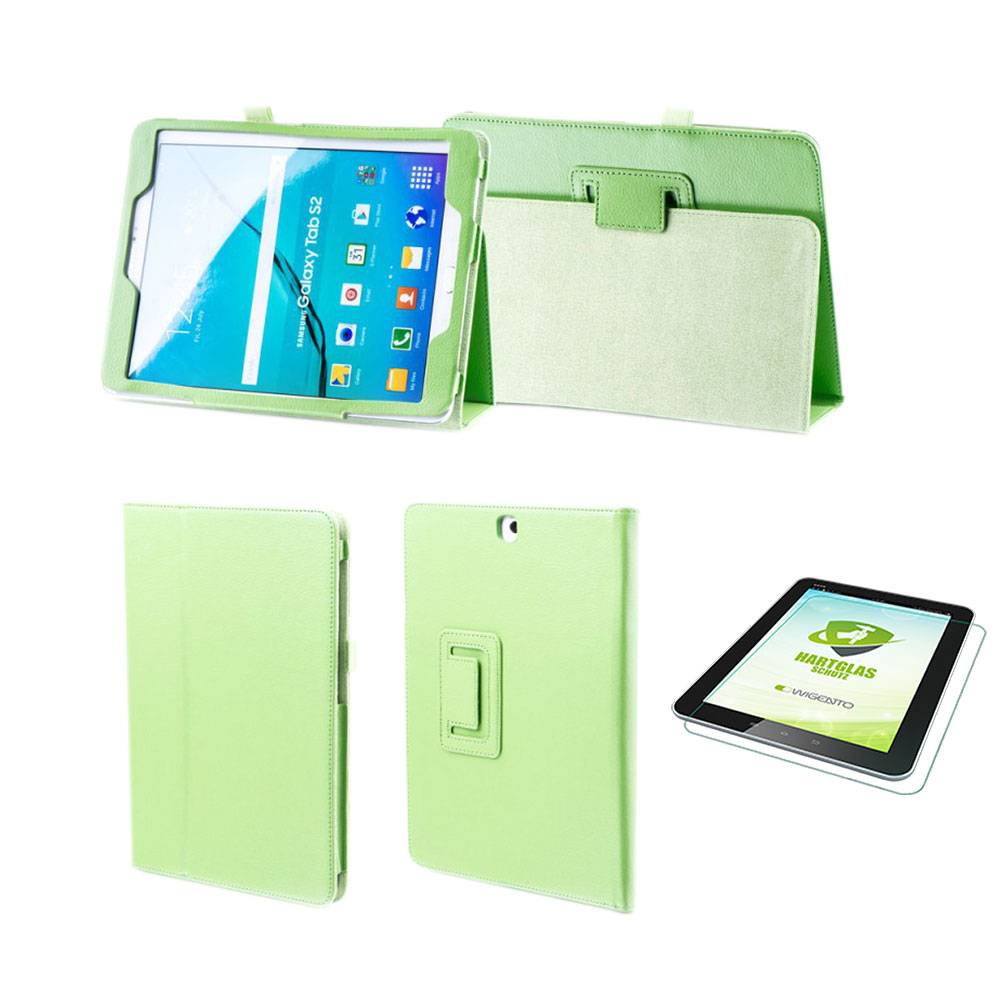 Aufstellbare Kunst-Leder Tasche für Tablet Etuis Hülle Cover Schutz Case Zubehör