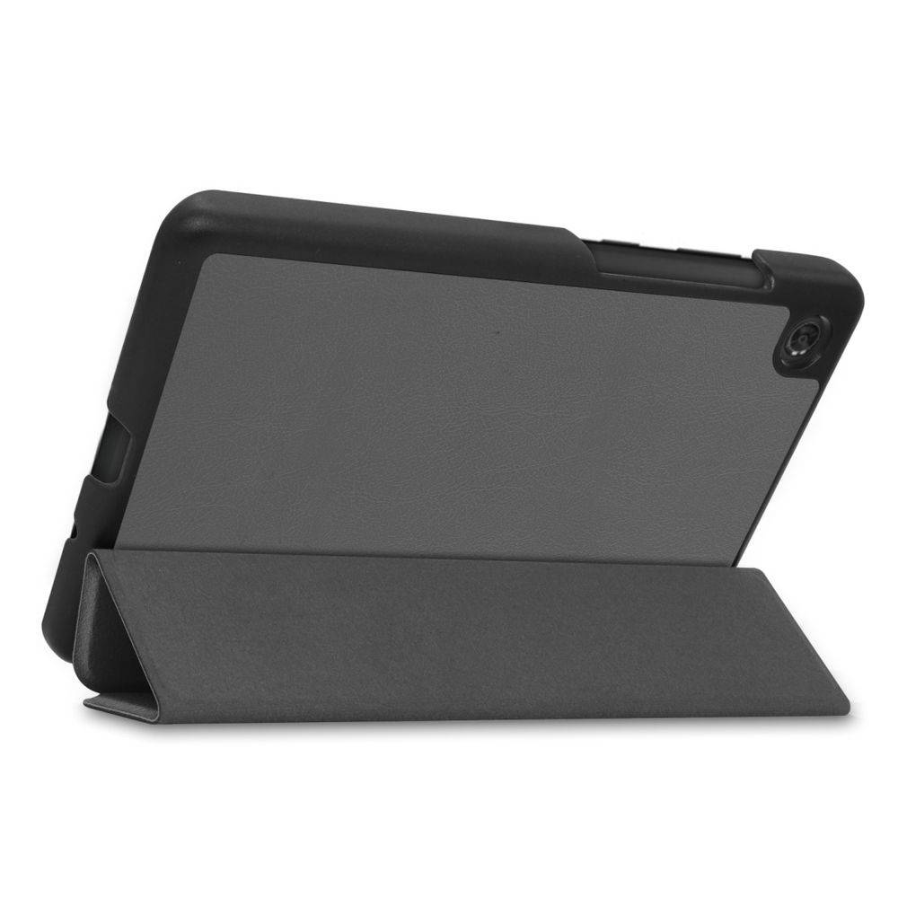 Für Lenovo Tab M7 TB-7305F Tablet Tasche 3 folt Wake UP Smart Cover Etuis Grau