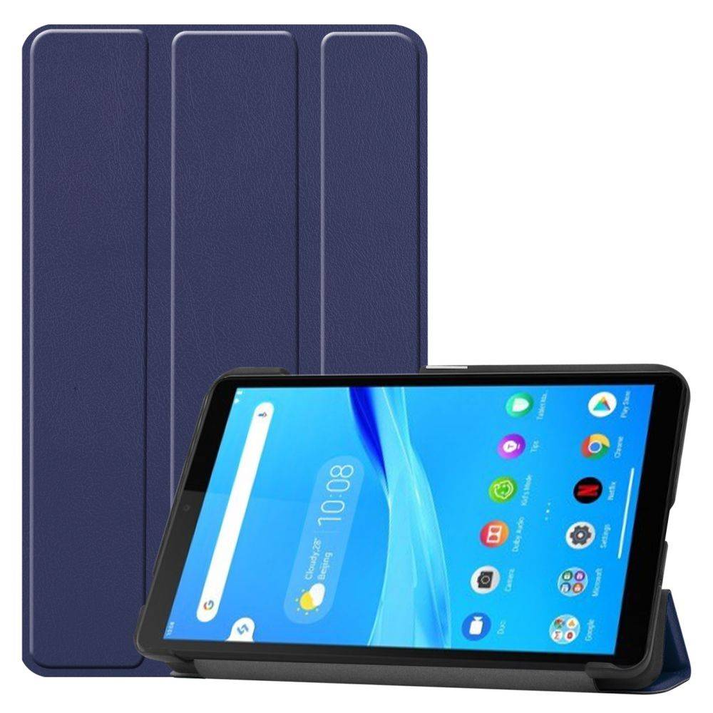 Für Lenovo Tab M7 TB-7305F Tablet Tasche 3 folt Wake UP Smart Cover Etuis Blau