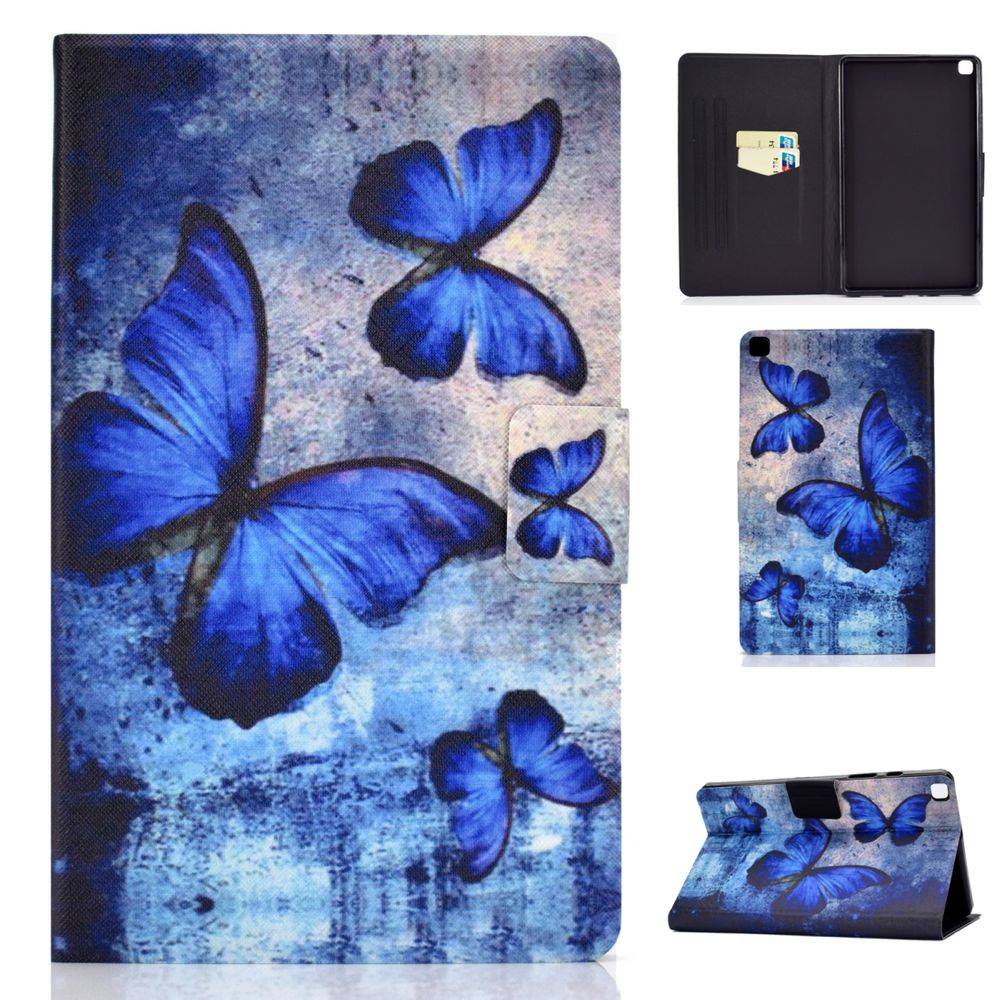 Für Samsung Galaxy Tab A7 T500 / T505 2020 Motiv 60 Tasche Kunst Leder Hülle Etuis