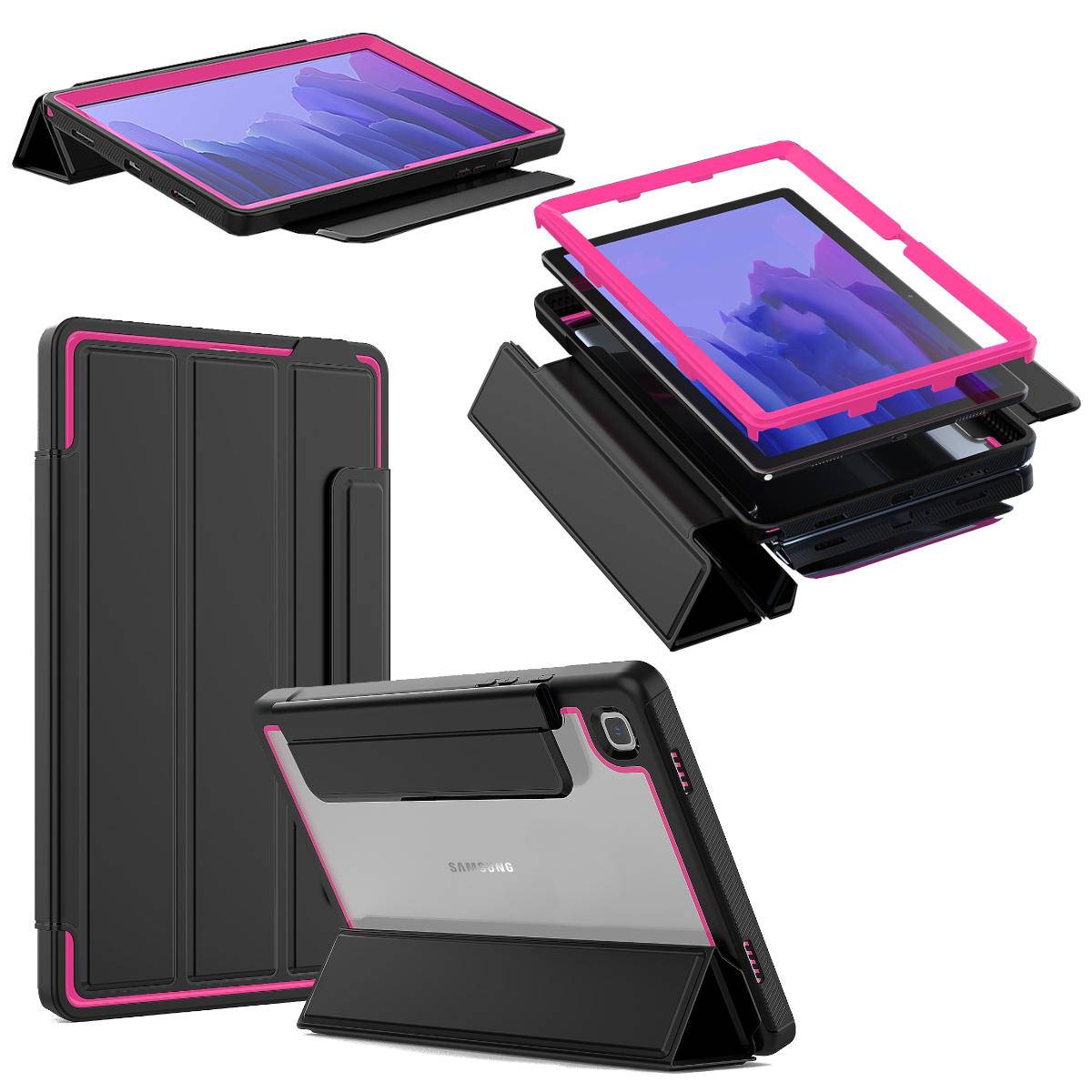 Für Tablet aufstellbare Outdoor Hybrid Tasche Etuis Cover Case Schutz Robust Neu