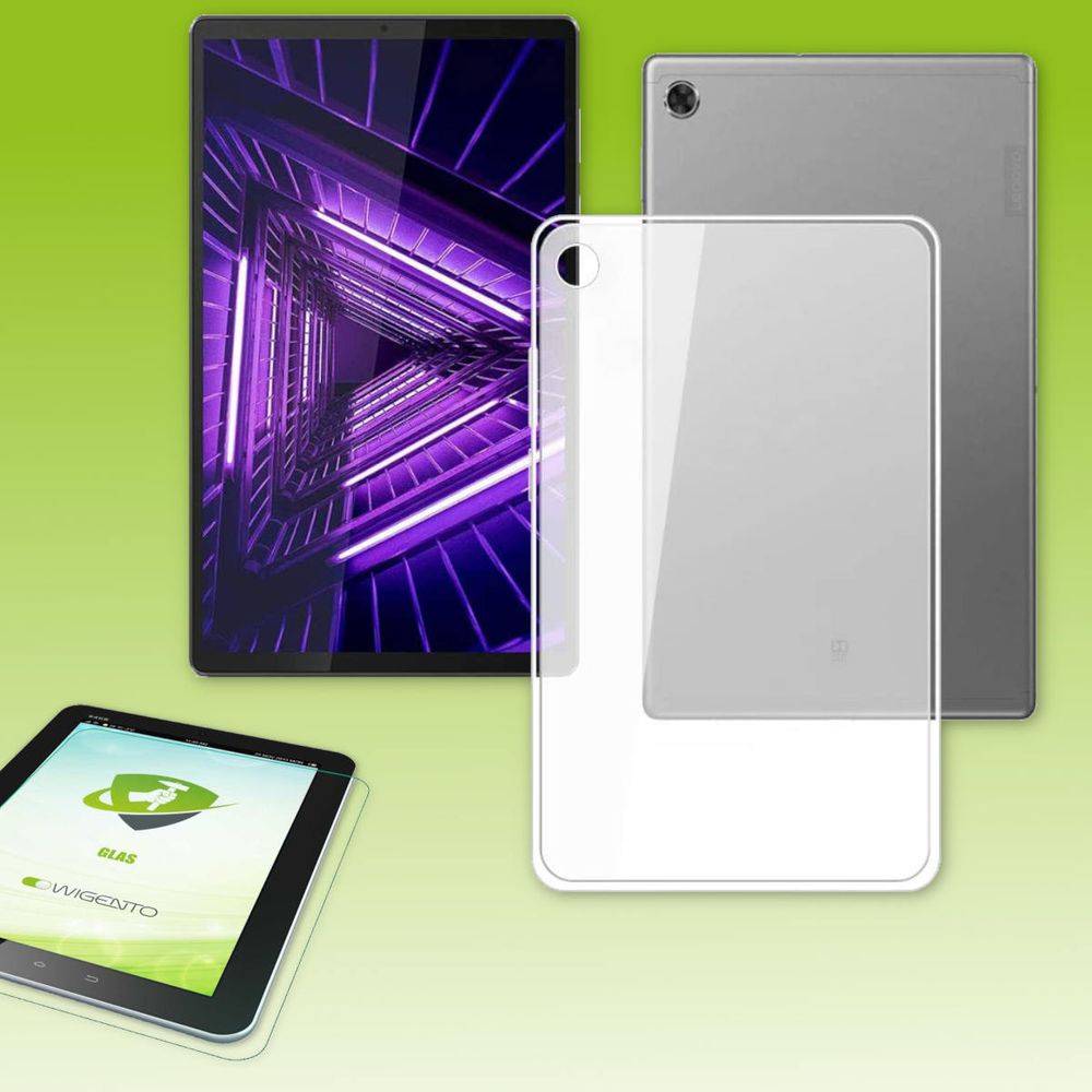 Für Lenovo Tab M10 HD 2. Gen 2020 TB-X306F Transparent Hülle Tablet Tasche Cover + H9 Hart Glas