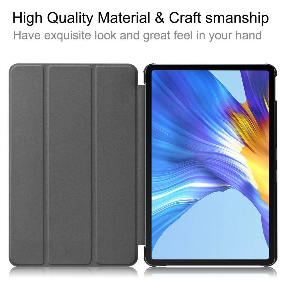 Für Huawei MatePad 2020 10.4 Zoll Tablet Tasche 3 folt Wake UP Smart Cover Etuis Rot
